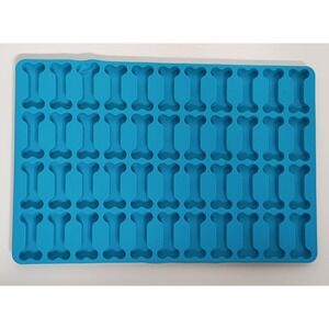Dog Bone Silicone Molds, 44 Cavities Small Dog Bone Shaped Pet Treat Mold